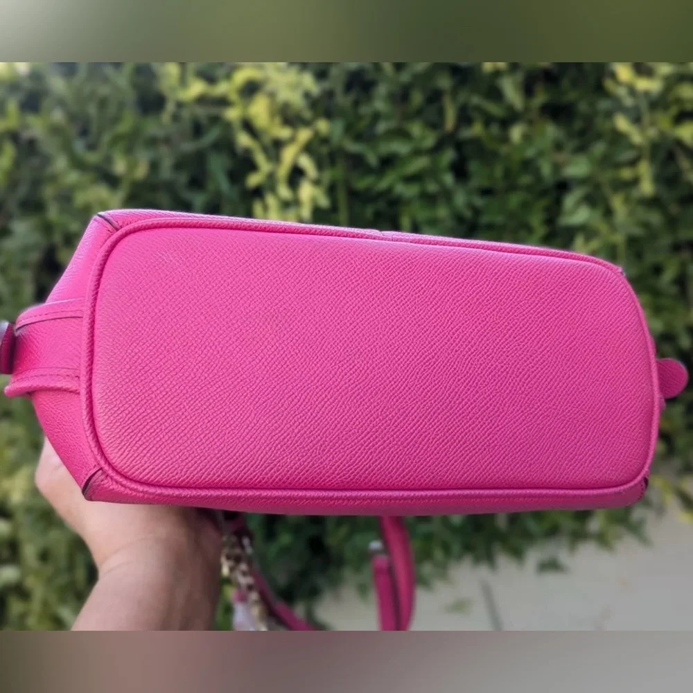 COACH PRINCE STREET MINI Pink Ruby SATCHEL crossbody SHOULDER BAG 34940 Leather - Picture 6 of 14